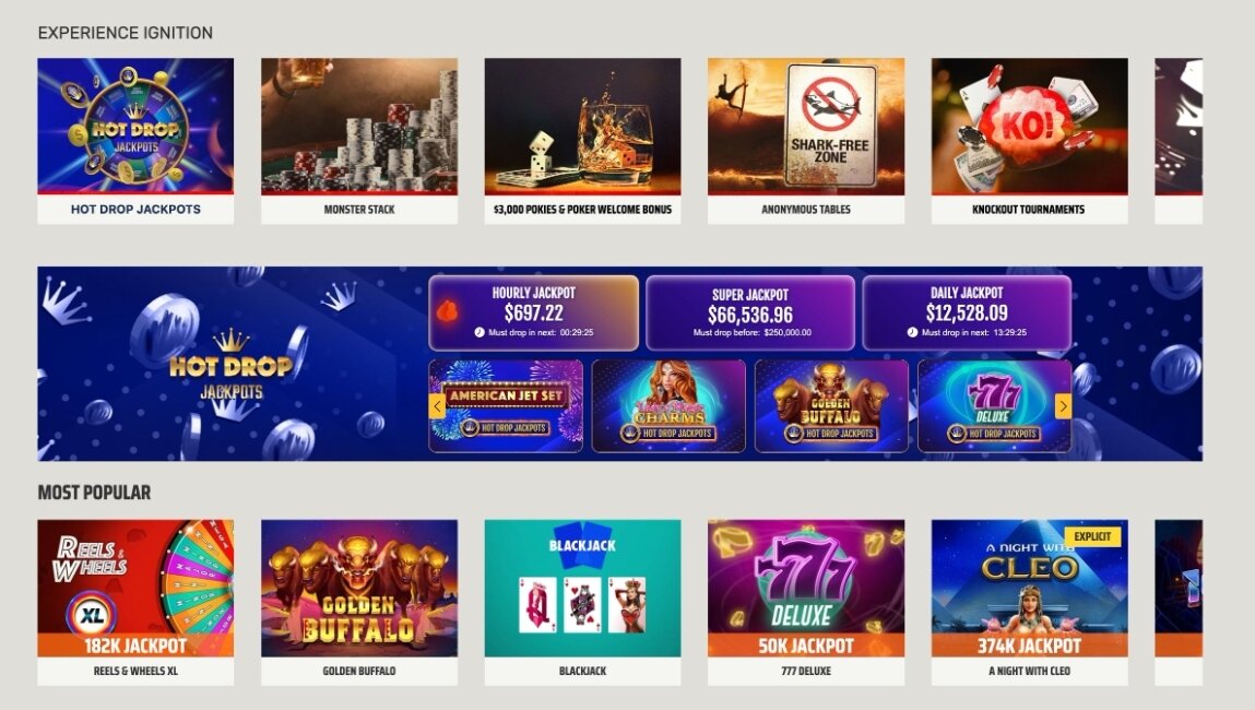 ignition casino games