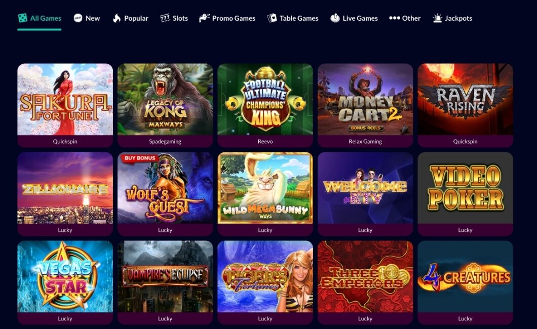 kahuna casino games