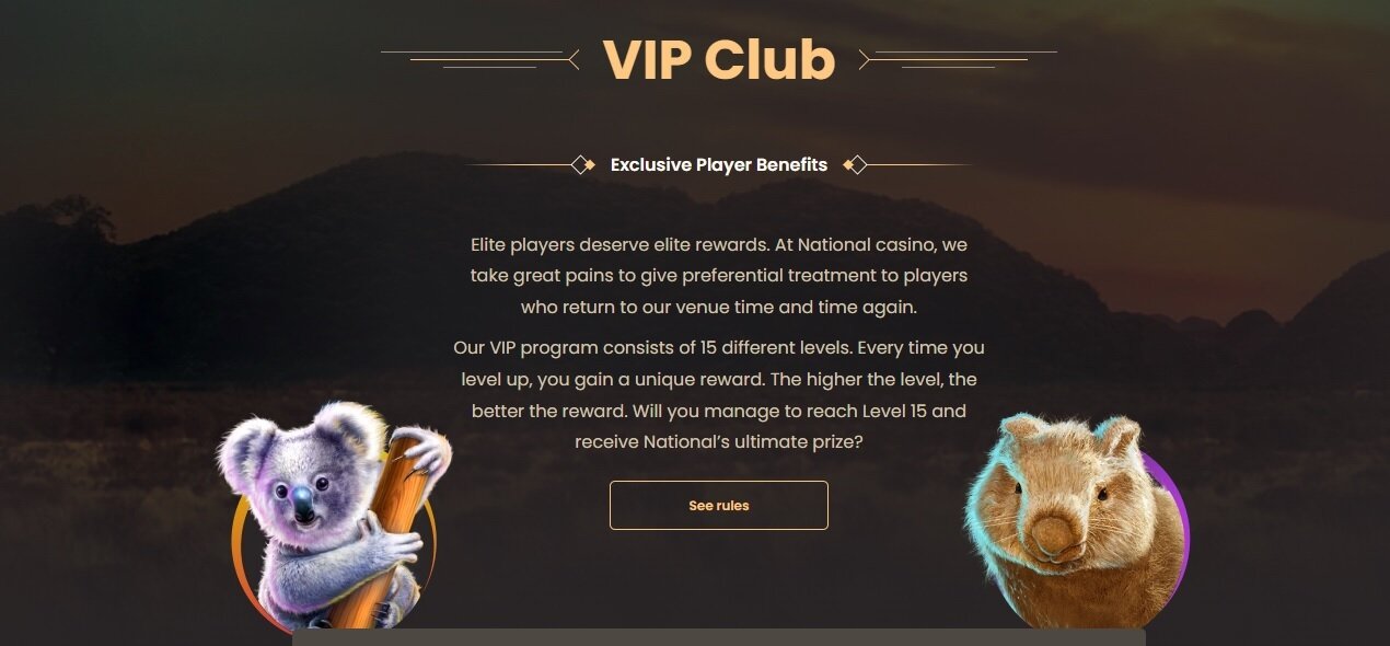 National Casino VIP Program