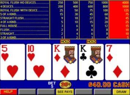 Paying Pair Video Poker