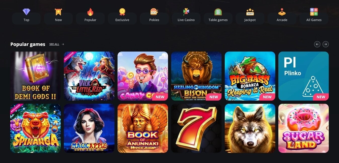 excitewin casino games