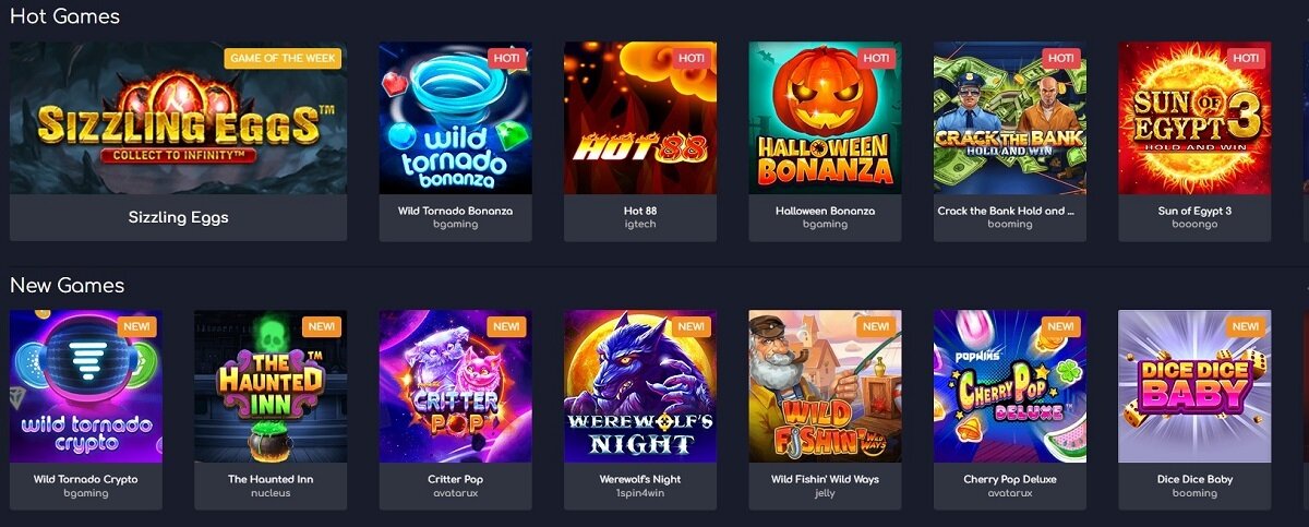 Wild tornado Casino games