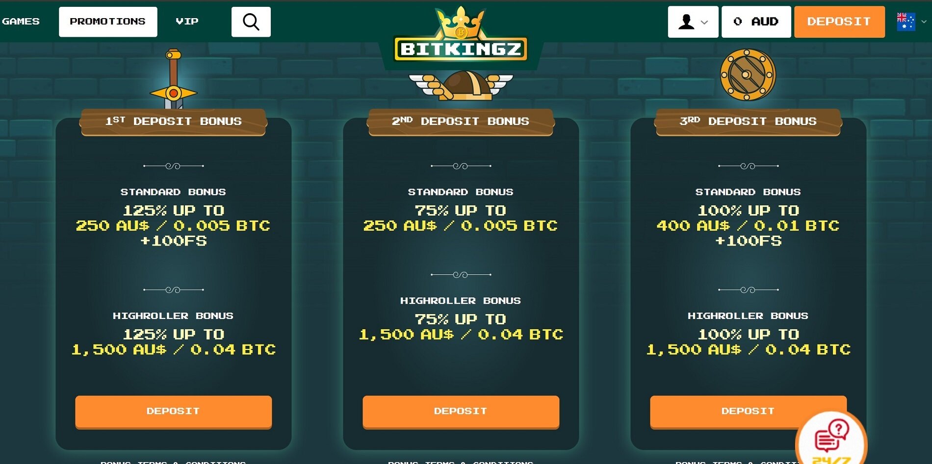 Bitkingz Welcome Bonus