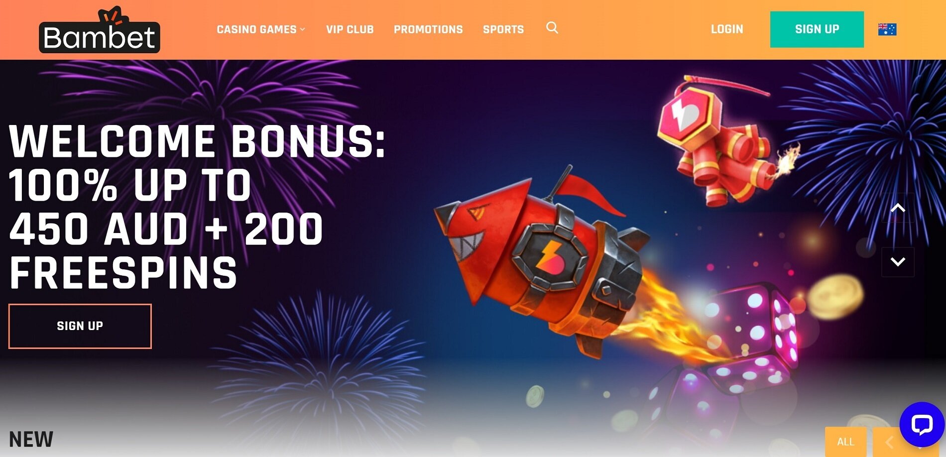 Bambet Casino first deposit