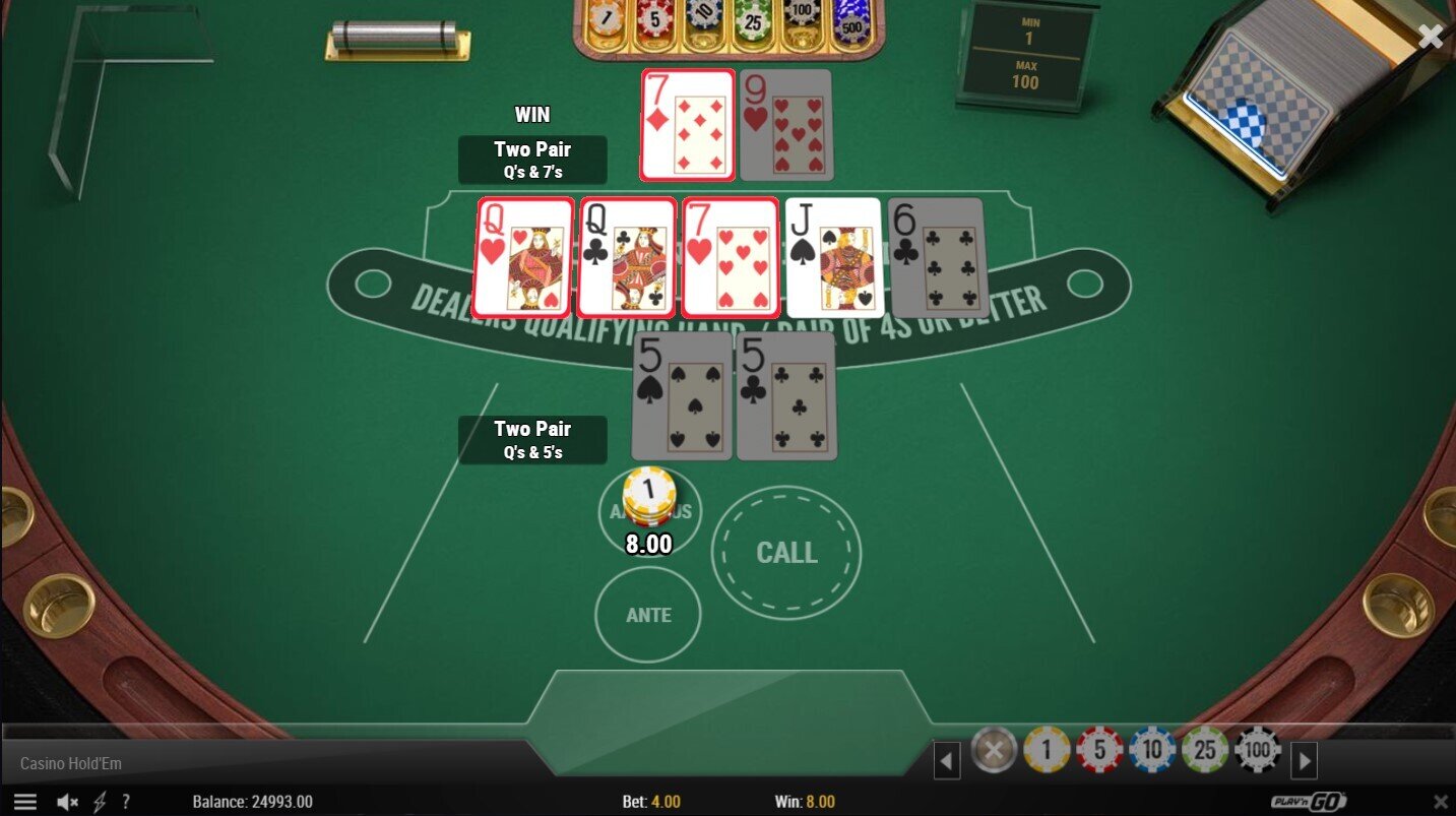 Casino Hold'em AA Bonus