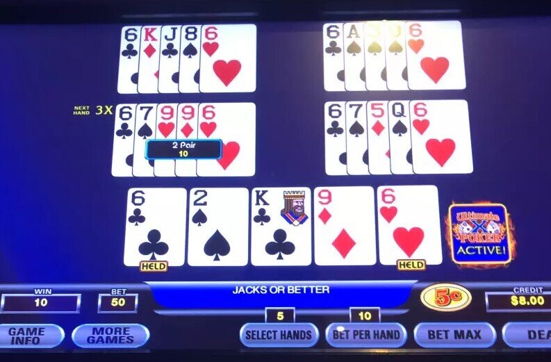 Nickel Video Poker Variants