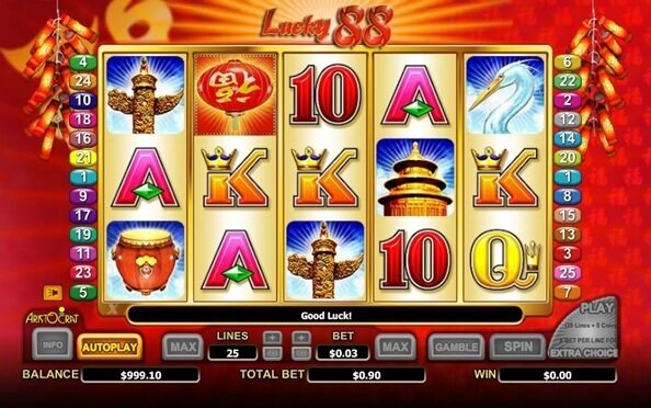 Lucky 88 pokie