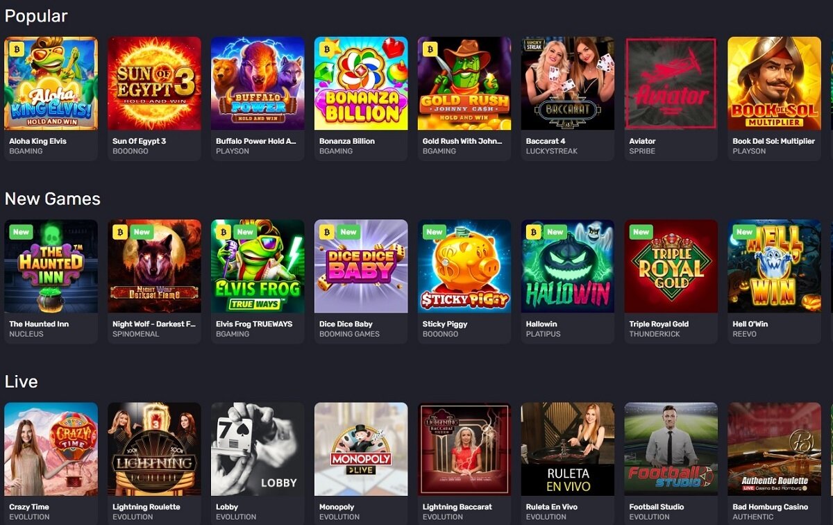 GetSlots Casino Games