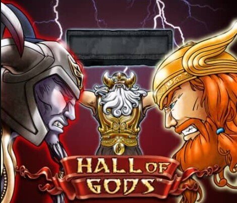 Hall of Gods Pokies Logo