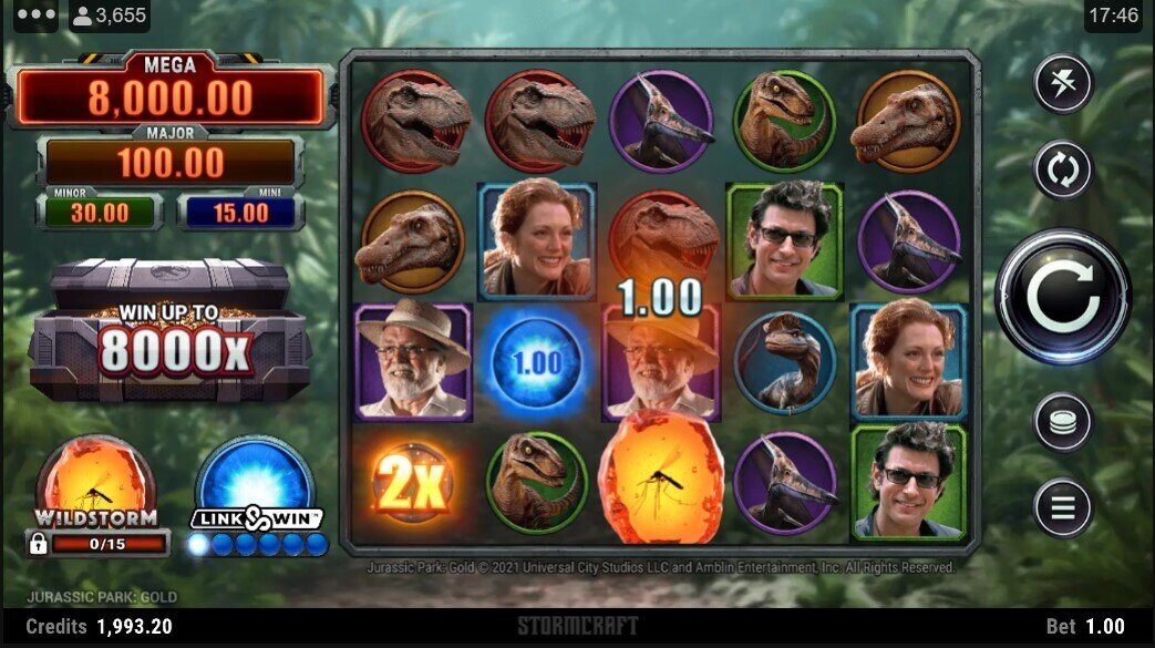 urassic Park Gold Main Game