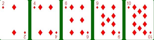 Flush poker hand