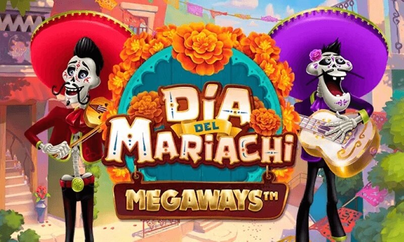 Dia del Mariachi pokie logo