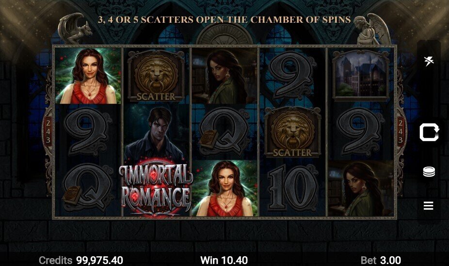 Immortal Romance Main Game