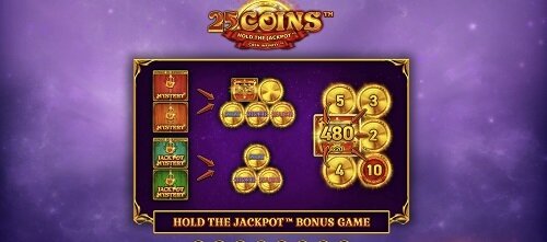 25 coins pokie game by Wazdan