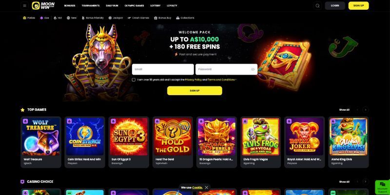 MoonWin Casino Home