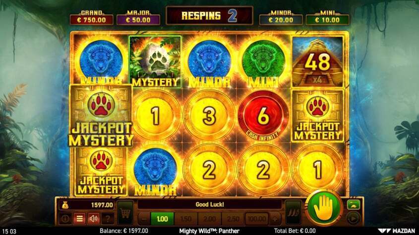 Mighty Wild Panther pokie special symbols