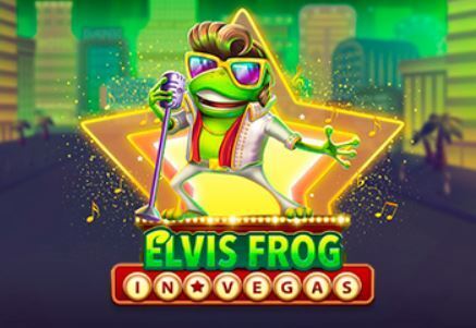 Elvis Frog in Vegas online pokie logo