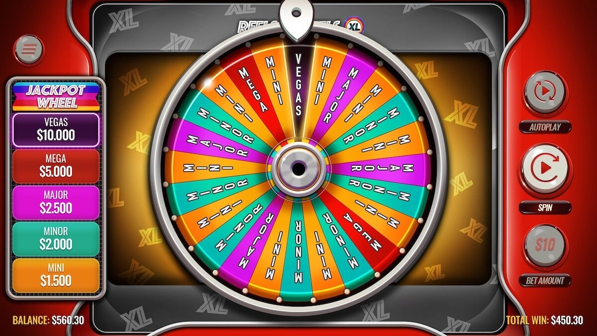 Reels & Wheels XL Jackpot game