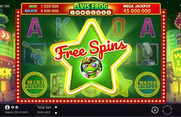 elvis frog free spins