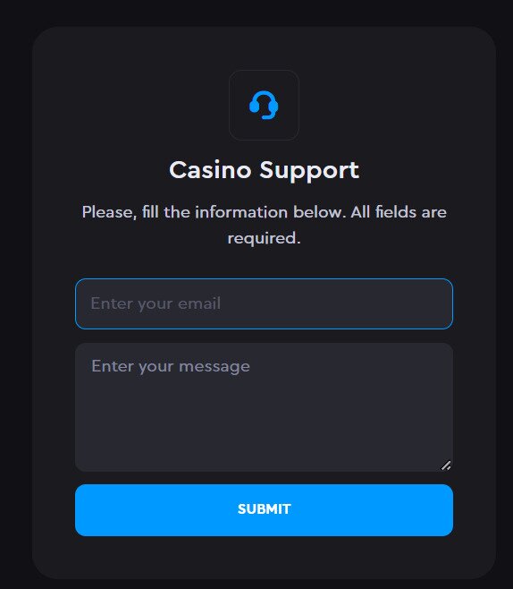 Customer support at Rockwin casino