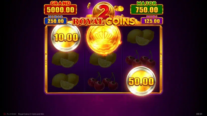 Royal Coins 2 - Gameplay win