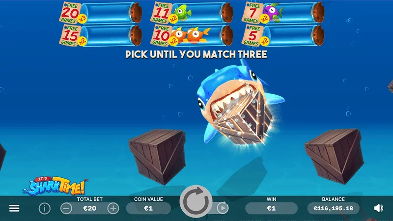 Shark Time - bonus game