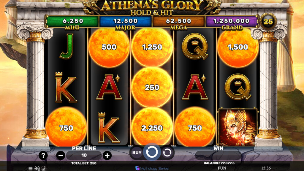 Athena’s Glory - Gameplay Bonus Game