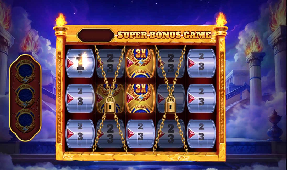 Hercules Power Wild Bonus Game