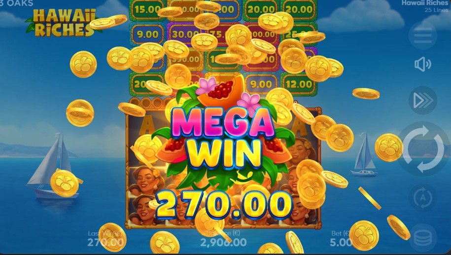 Hawaii Riches - Mega win