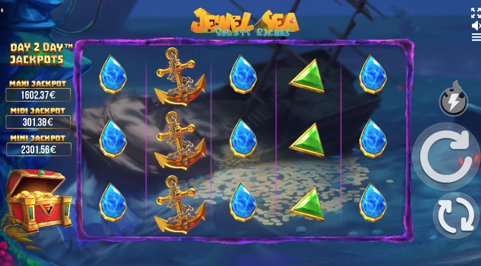 Jewel Sea Pirate Riches Gameboard