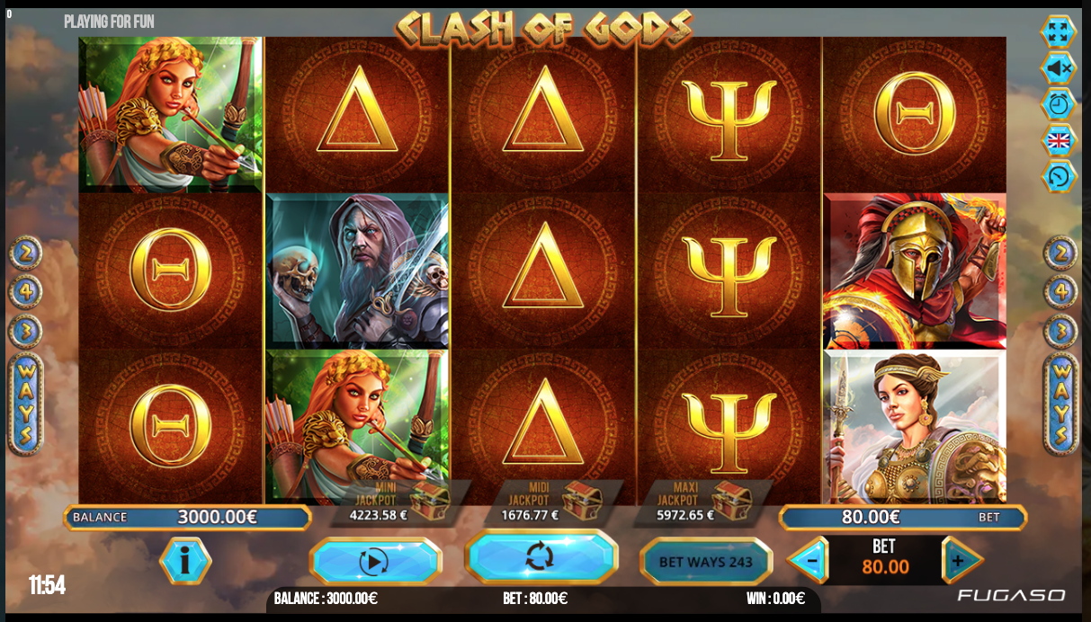Clash of Gods Gameboard