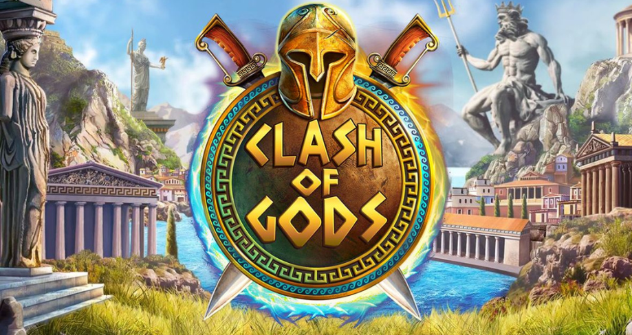 Clash of Gods pokie featured image