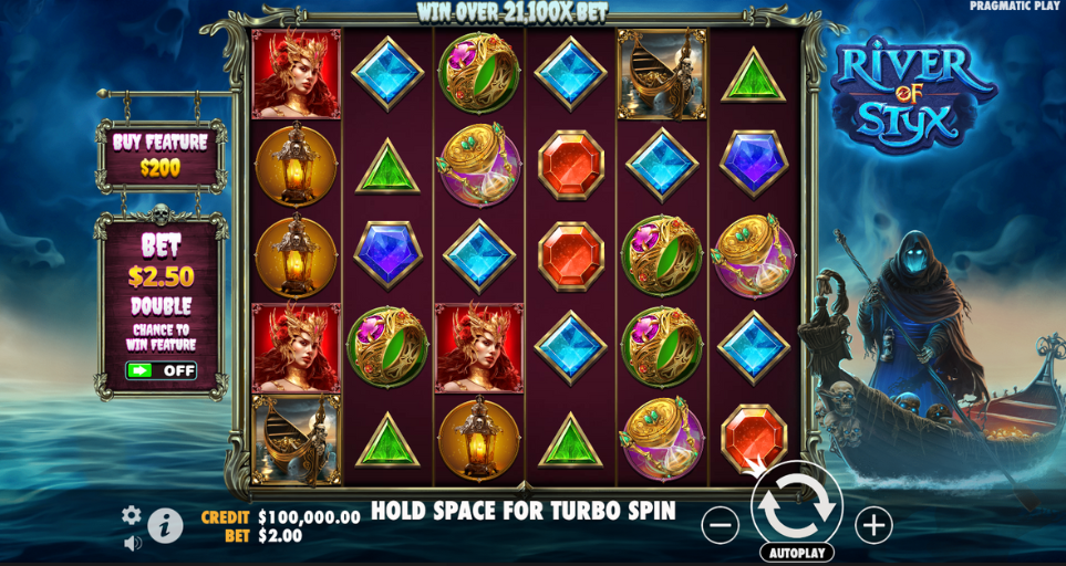 River of Styx Pokie Gameplay