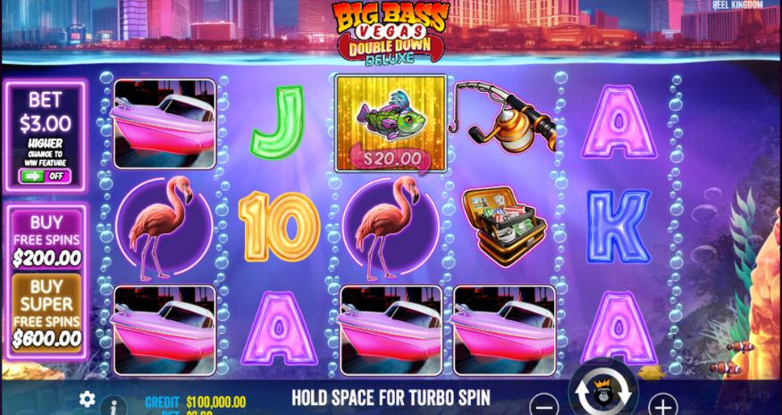Big Bass Vegas Double Down Deluxe Gameplay