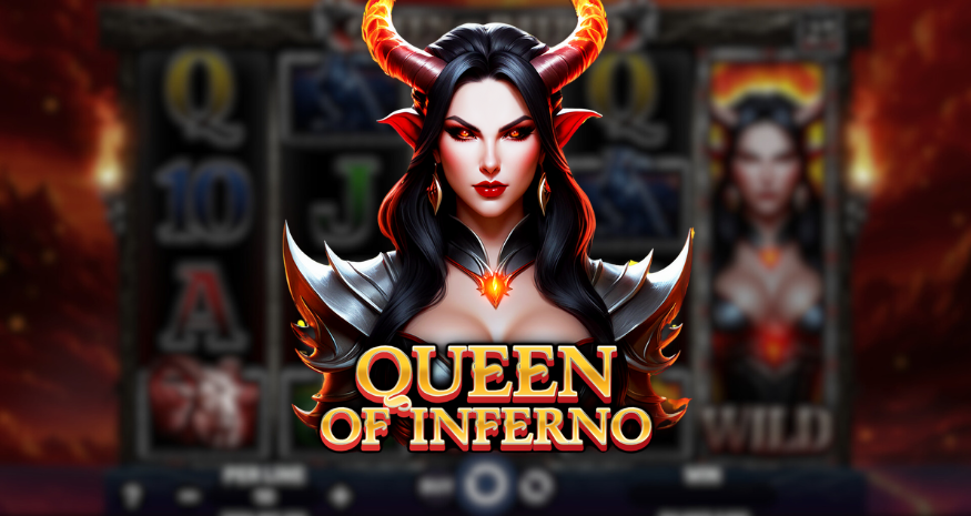Queen of Inferno Pokie Featured Image