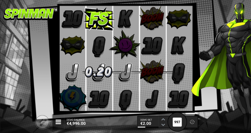 Spinman Pokie Bonus Feature